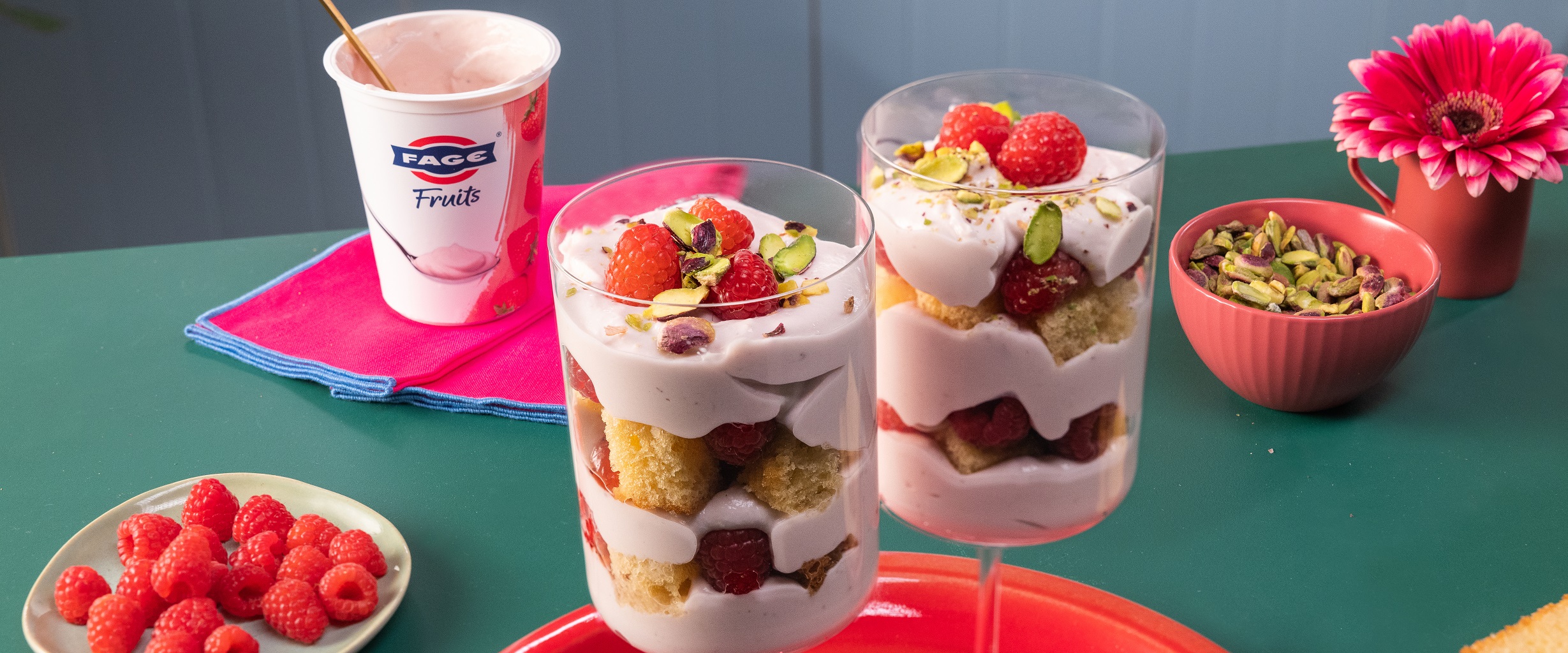 Bagatelles au yaourt FAGE Fruits Fraise