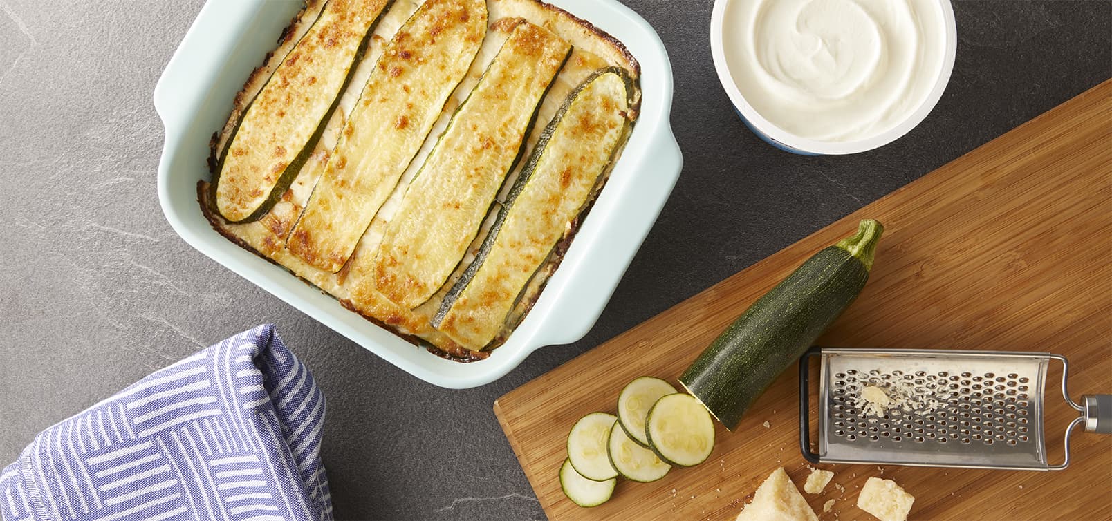 Courgettes au parmesan