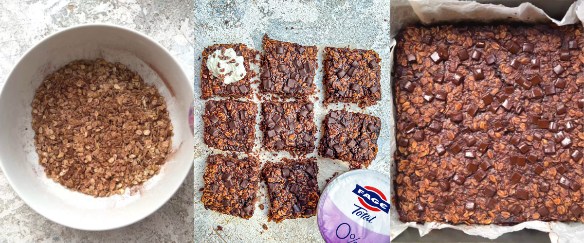 Gâteau chocolat à l'avoine et yaourt grec