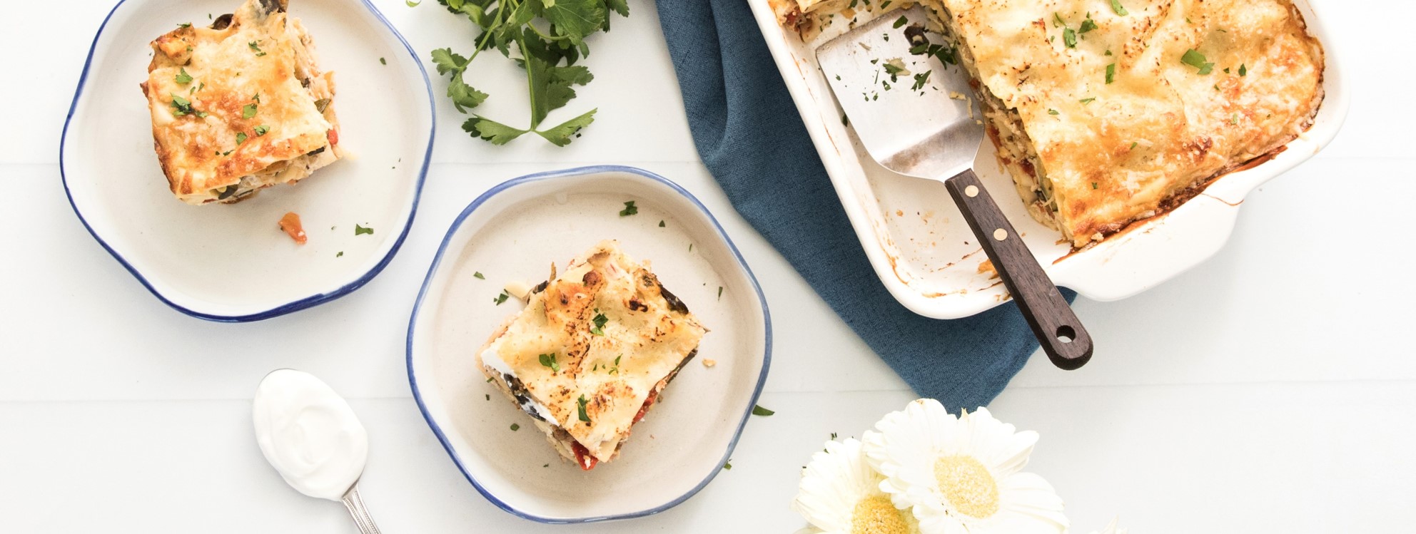 Lasagnes de légumes grillées 