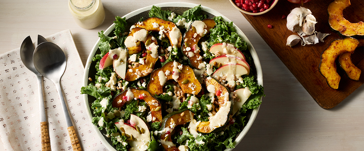 Salade à la courge