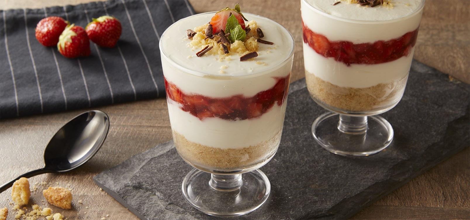 Trifle à la fraise