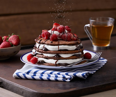 Chocolade Yoghurt Pancakes